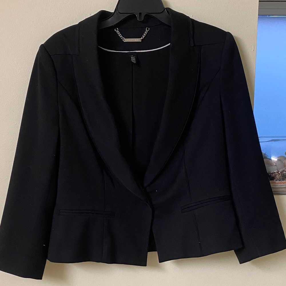 WHBM Elegant Black Women's Blazer